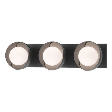 Hubbardton Forge 201378 Brooklyn 3-Light Straight Double Shade Bath Sconce 1