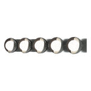 Hubbardton Forge 201379 Brooklyn 5-Light Straight Double Shade Bath Sconce 12