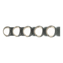 Hubbardton Forge 201379 Brooklyn 5-Light Straight Double Shade Bath Sconce 14