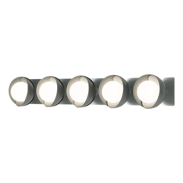 Hubbardton Forge 201379 Brooklyn 5-Light Straight Double Shade Bath Sconce 14