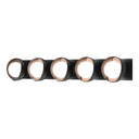Hubbardton Forge 201379 Brooklyn 5-Light Straight Double Shade Bath Sconce 2