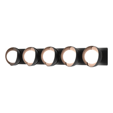 Hubbardton Forge 201379 Brooklyn 5-Light Straight Double Shade Bath Sconce 2