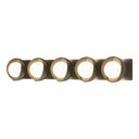 Hubbardton Forge 201379 Brooklyn 5-Light Straight Double Shade Bath Sconce 21