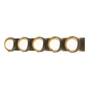 Hubbardton Forge 201379 Brooklyn 5-Light Straight Double Shade Bath Sconce 23