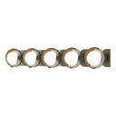 Hubbardton Forge 201379 Brooklyn 5-Light Straight Double Shade Bath Sconce 27