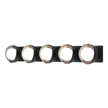 Hubbardton Forge 201379 Brooklyn 5-Light Straight Double Shade Bath Sconce 3