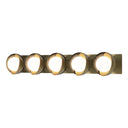 Hubbardton Forge 201379 Brooklyn 5-Light Straight Double Shade Bath Sconce 34