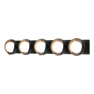 Hubbardton Forge 201379 Brooklyn 5-Light Straight Double Shade Bath Sconce 4