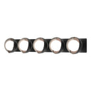 Hubbardton Forge 201379 Brooklyn 5-Light Straight Double Shade Bath Sconce 5