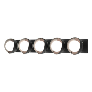Hubbardton Forge 201379 Brooklyn 5-Light Straight Double Shade Bath Sconce 5