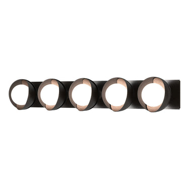 Hubbardton Forge 201379 Brooklyn 5-Light Straight Double Shade Bath Sconce 7