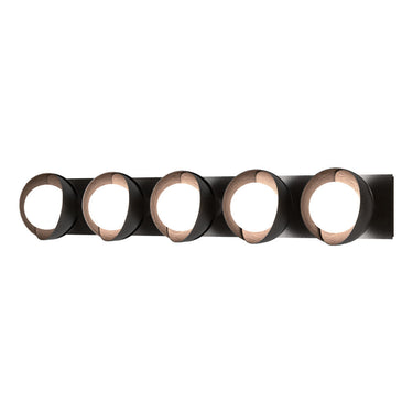 Hubbardton Forge 201379 Brooklyn 5-Light Straight Double Shade Bath Sconce 8