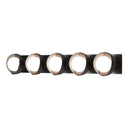 Hubbardton Forge 201379 Brooklyn 5-Light Straight Double Shade Bath Sconce 9