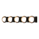 Hubbardton Forge 201379 Brooklyn 5-Light Straight Double Shade Bath Sconce 10