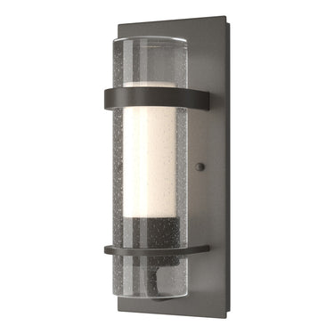 Hubbardton Forge 205814 Banded Seeded Glass Indoor Sconce 1