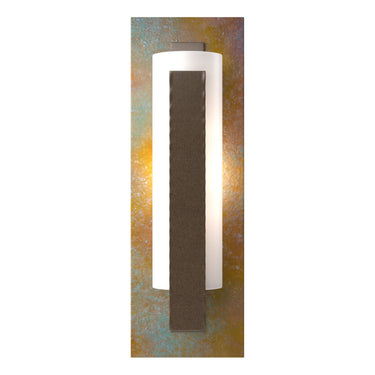 Hubbardton Forge 217186 Forged Vertical Bar Sconce - Cherry or Copper Backplate 2