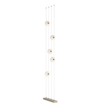 Hubbardton Forge 289520 Abacus 5-Light Floor to Ceiling Plug-In LED Lamp 10