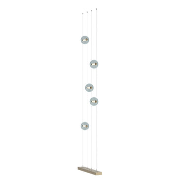 Hubbardton Forge 289520 Abacus 5-Light Floor to Ceiling Plug-In LED Lamp 11