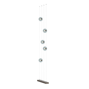 Hubbardton Forge 289520 Abacus 5-Light Floor to Ceiling Plug-In LED Lamp 1