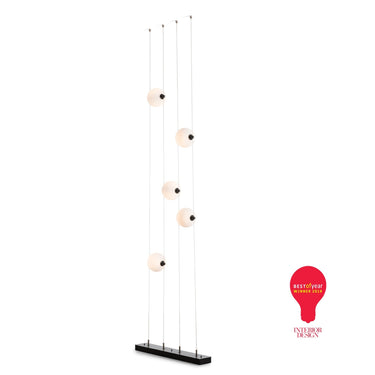 Hubbardton Forge 289520 Abacus 5-Light Floor to Ceiling Plug-In LED Lamp 4