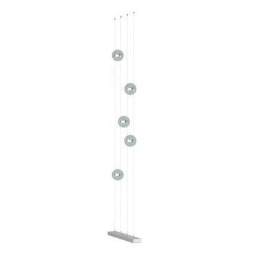 Hubbardton Forge 289520 Abacus 5-Light Floor to Ceiling Plug-In LED Lamp 9