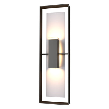 Hubbardton Forge 302607 Shadow Box Tall Outdoor Sconce 18