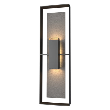 Hubbardton Forge 302607 Shadow Box Tall Outdoor Sconce 1