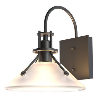 Hubbardton Forge 302709 Henry Small Glass Shade Outdoor Sconce 1