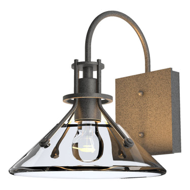Hubbardton Forge 302709 Henry Small Glass Shade Outdoor Sconce 2