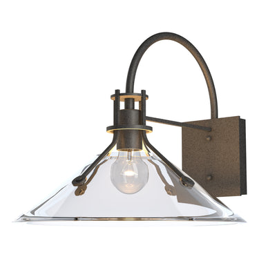 Hubbardton Forge 302714 Henry Large Glass Shade Outdoor Sconce 2