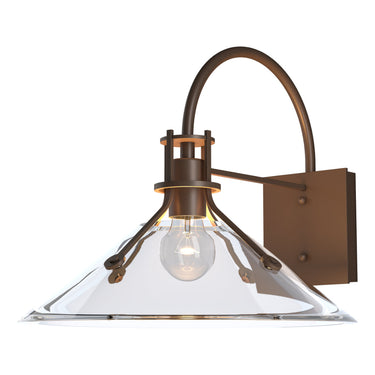 Hubbardton Forge 302714 Henry Large Glass Shade Outdoor Sconce 4