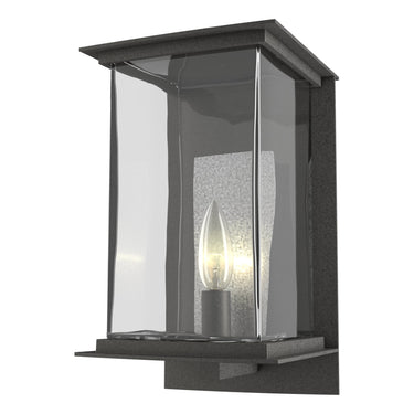 Hubbardton Forge 304840 Kingston Outdoor Medium 1 Light Incandescent Sconce in Clear Glass 2