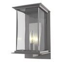 Hubbardton Forge 304840 Kingston Outdoor Medium 1 Light Incandescent Sconce in Clear Glass 4