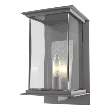 Hubbardton Forge 304840 Kingston Outdoor Medium 1 Light Incandescent Sconce in Clear Glass 4