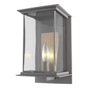 Hubbardton Forge 304840 Kingston Outdoor Medium 1 Light Incandescent Sconce in Clear Glass 5