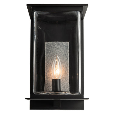 Hubbardton Forge 304840 Kingston Outdoor Medium 1 Light Incandescent Sconce in Clear Glass 1