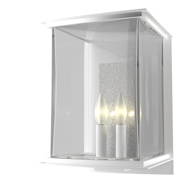Hubbardton Forge 304842 Kingston Outdoor Large 2 Light Incandescent Sconce in Clear Glass 6