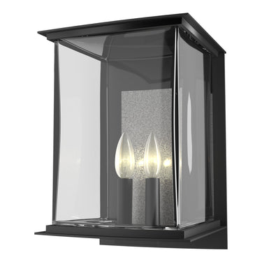 Hubbardton Forge 304842 Kingston Outdoor Large 2 Light Incandescent Sconce in Clear Glass 1