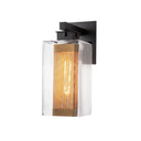 Hubbardton Forge 304852 Polaris Outdoor Medium 1 Light Incandescent Sconce in Clear Glass 1