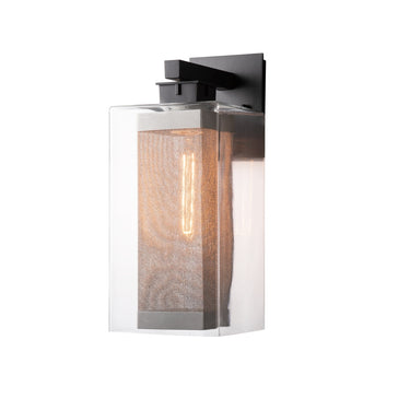 Hubbardton Forge 304854 Polaris Outdoor Large 1 Light Incandescent Sconce in Clear Glass 2