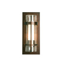 Hubbardton Forge 305896 Banded Seeded Glass Small Outdoor Sconce 3