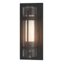Hubbardton Forge 305897 Banded Seeded Glass Outdoor Sconce 1