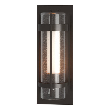 Hubbardton Forge 305898 Banded Seeded Glass Large Outdoor Sconce 5
