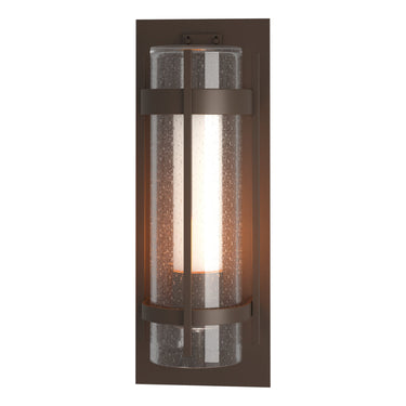 Hubbardton Forge 305899 Banded Seeded Glass XL Outdoor Sconce 3