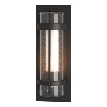 Hubbardton Forge 305899 Banded Seeded Glass XL Outdoor Sconce 1