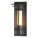 Hubbardton Forge 305998 Banded Seeded Glass with Top Plate Large Outdoor Sconce 2