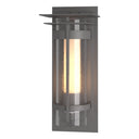 Hubbardton Forge 305998 Banded Seeded Glass with Top Plate Large Outdoor Sconce 5