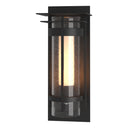 Hubbardton Forge 305998 Banded Seeded Glass with Top Plate Large Outdoor Sconce 1