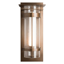 Hubbardton Forge 305999 Banded Seeded Glass XL Outdoor Sconce with Top Plate 3
