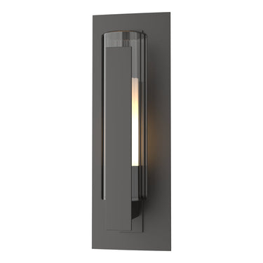 Hubbardton Forge 307281 Vertical Bar Fluted Glass Small Outdoor Sconce 2